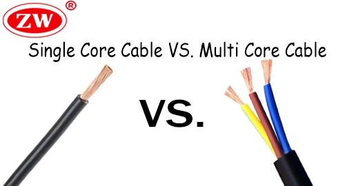 Single core cable vs multi core cable